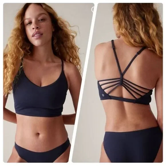 Athleta Ventura Crop Bikini Top Size XL - Picture 1 of 4